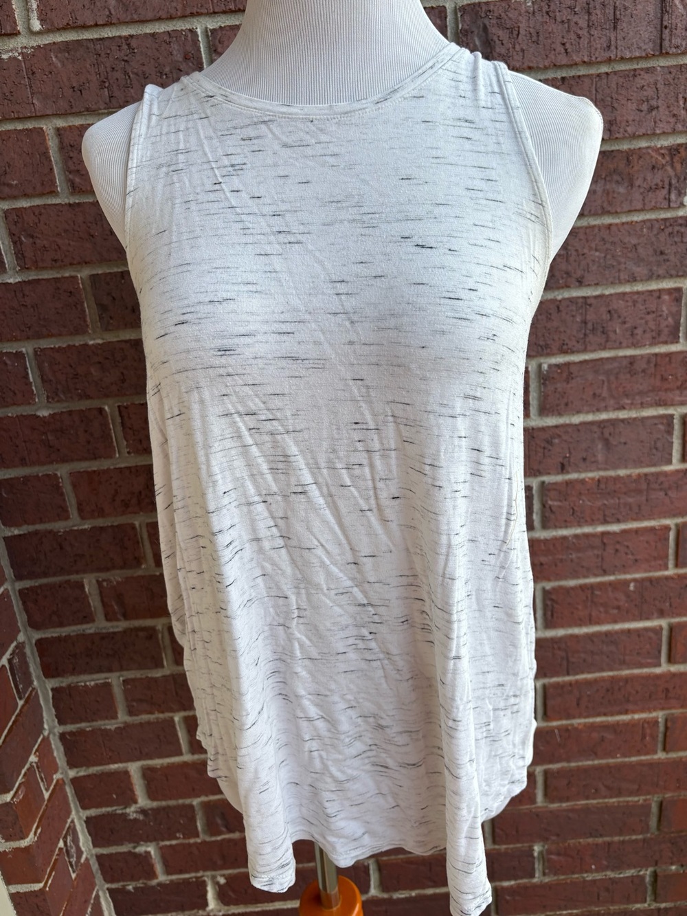 Old Navy Ivory Flecked Slub Tank Top